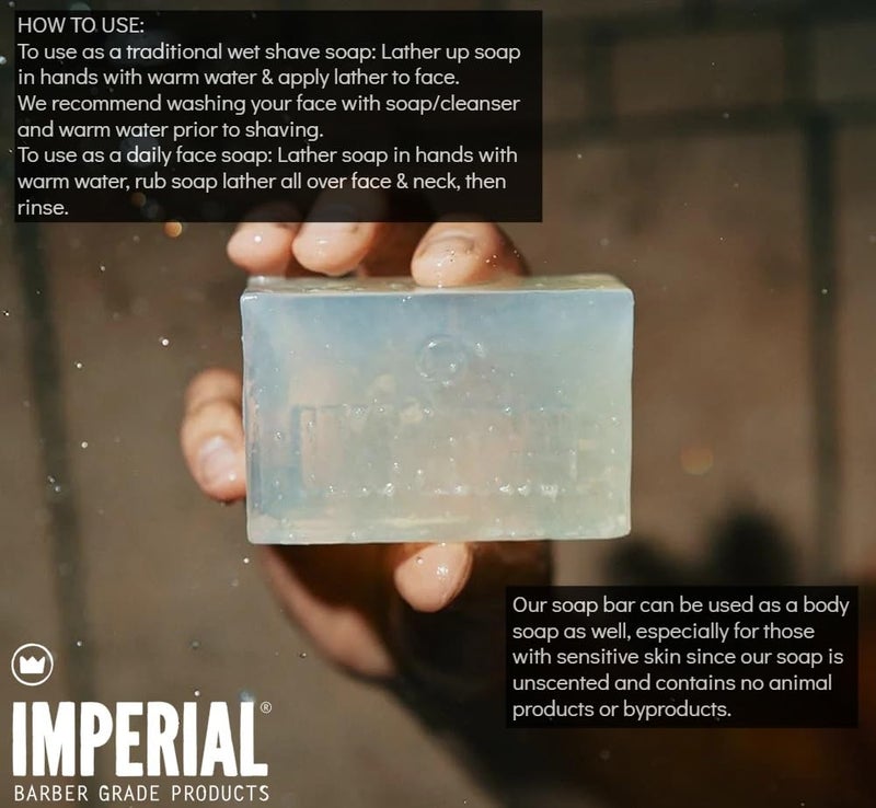Imperial Barber Glycerin Soap, 6.2 oz - Image 3